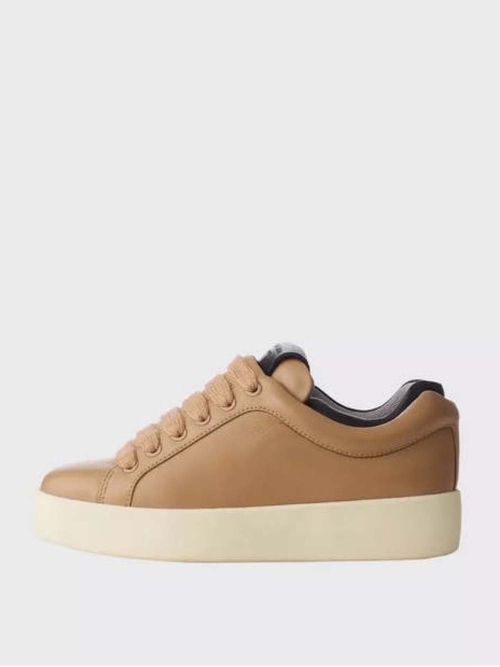 Rag & Bone Retro Pro Leather Platform Sneakers Camel Size 38